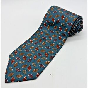 Vintage Christian Dior Monsieur Tie Mens Silk Floral Pattern Made USA Italy Clas